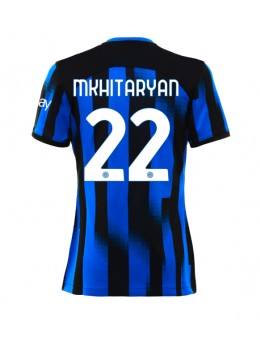 Billige Inter Milan Henrikh Mkhitaryan #22 Hjemmedrakt Dame 2023-24 Kortermet